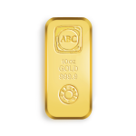 ABC 10oz Gold Cast Bar - Front