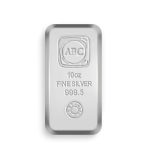 ABC 10oz Silver Cast Bar - Front