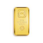 ABC 500gm Gold Cast Bar - Front